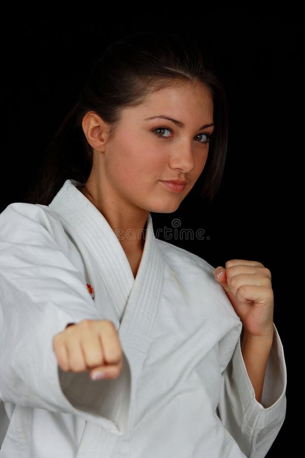 Karate Girl Royalty Free Stock Images Image 8468459