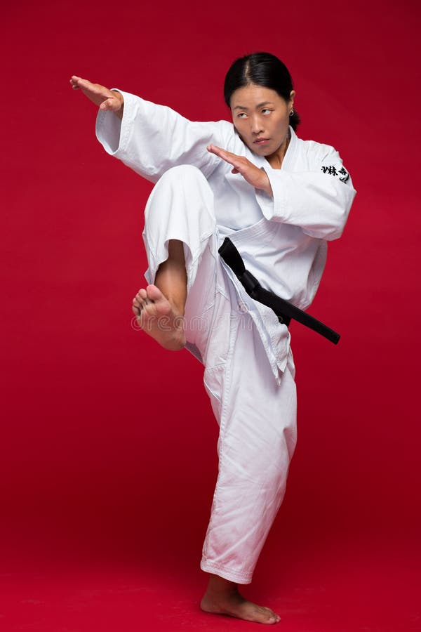 Karate girl stock photo. Image of defense, determination 1267350