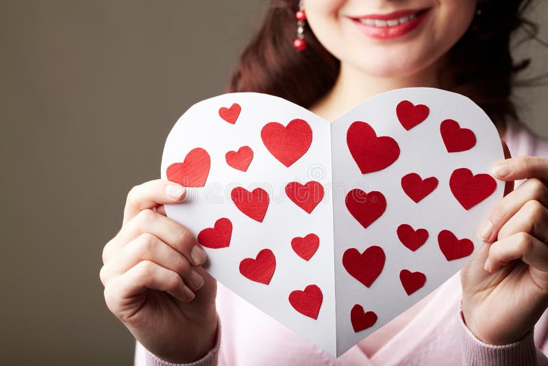 Karciany valentine zdjęcia royalty free