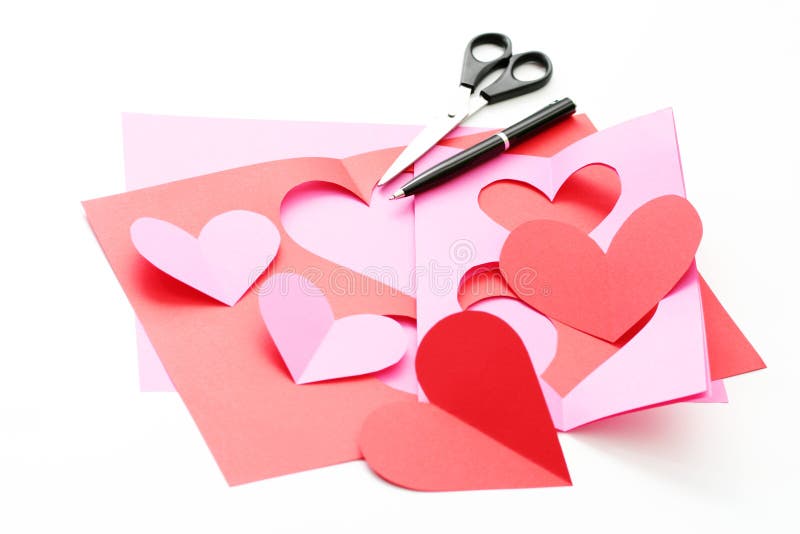 Karciany valentine zdjęcie stock