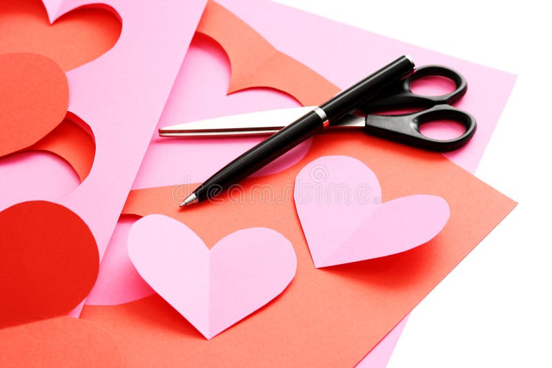 Karciany valentine obraz royalty free