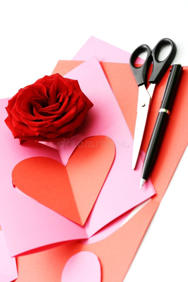 Karciany valentine zdjęcie stock