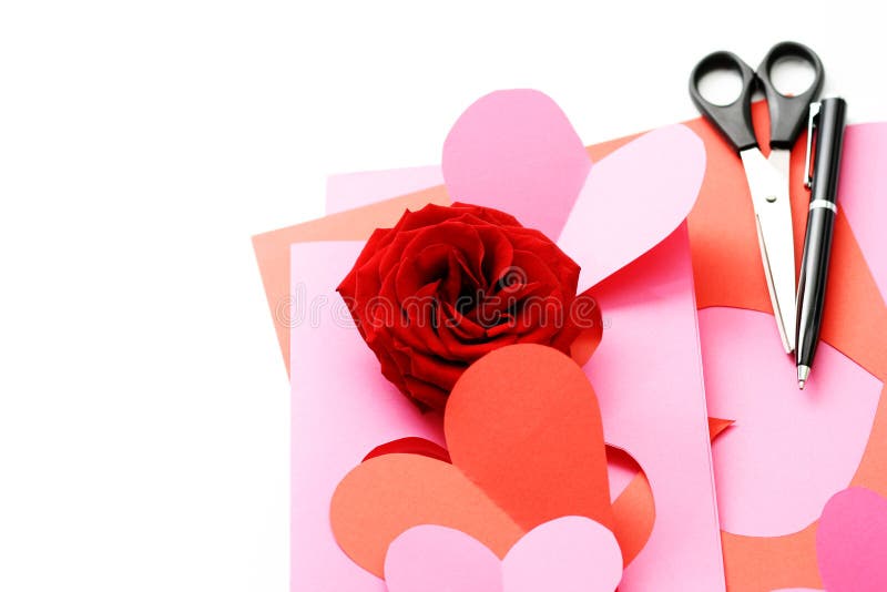 Karciany valentine zdjęcie royalty free