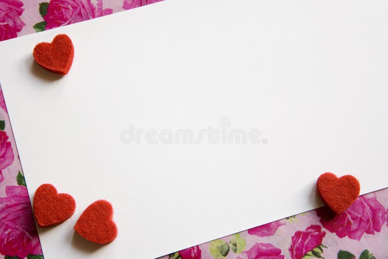 Karciany valentine zdjęcia stock