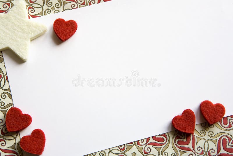 Karciany valentine zdjęcia stock