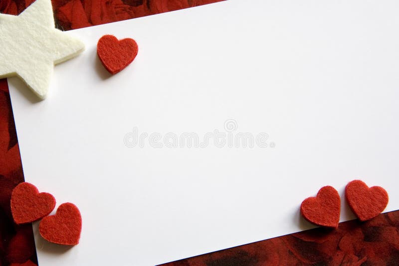 Karciany valentine fotografia royalty free