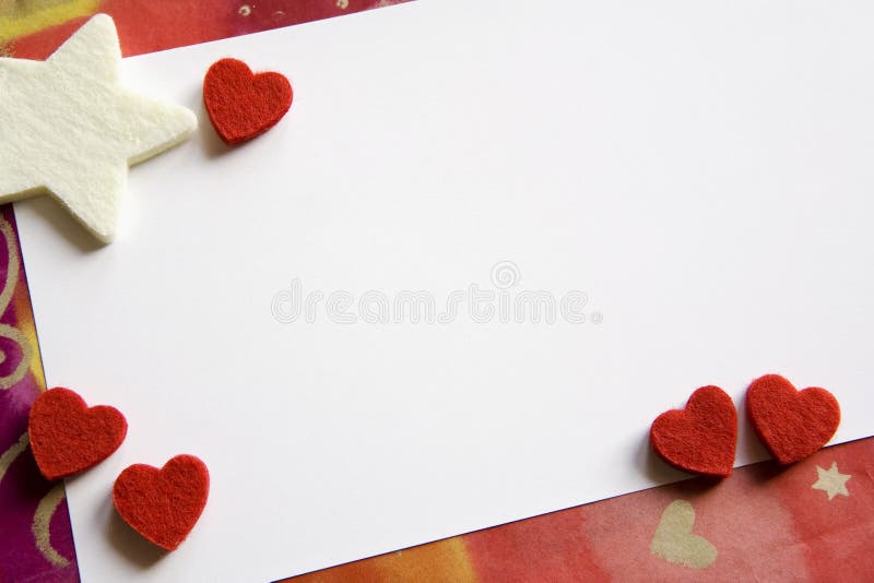 Karciany valentine obraz stock