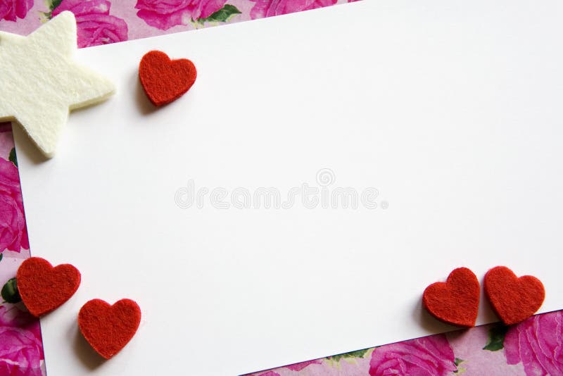 Karciany valentine zdjęcie royalty free