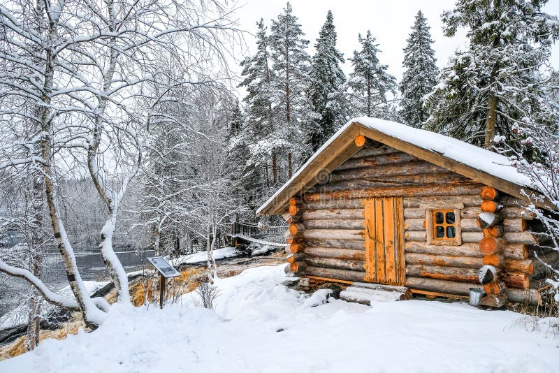 Karelia in winter stock photography Karelia in winter stock photography