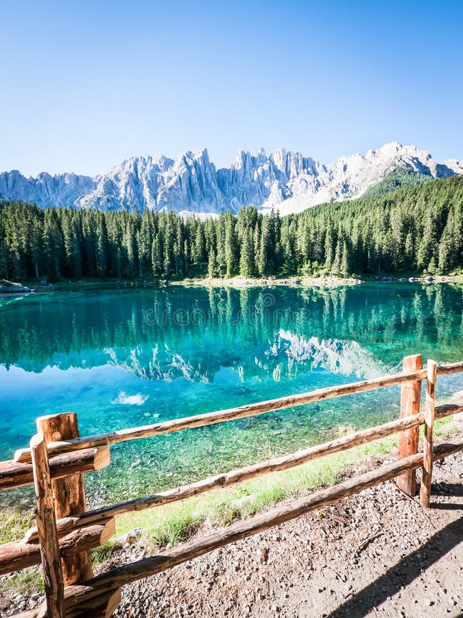 Karerlake στοκ φωτογραφίες