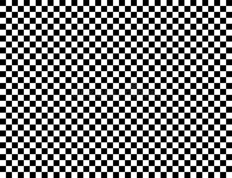 Karierter geometrischer Vektorhintergrund mit Schwarzweiss-Fliese Ende des Spielcheckgehilfen, einfarbiges Schwarzweiss mit H? hep lizenzfreie abbildung