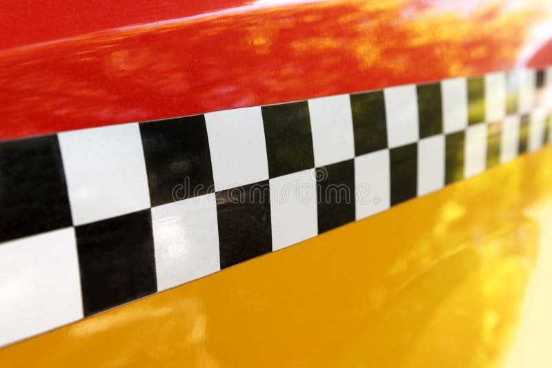 Kariertes gelbes Taxi Abstrakter Hintergrund stockbilder Kariertes gelbes Taxi Abstrakter Hintergrund stockbilder