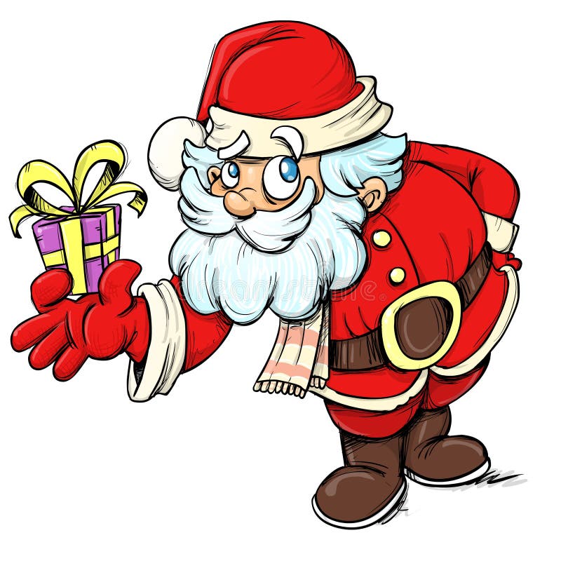 karikatur-weihnachtsmann-der-ein-geschenk-gibt-47368338.jpg