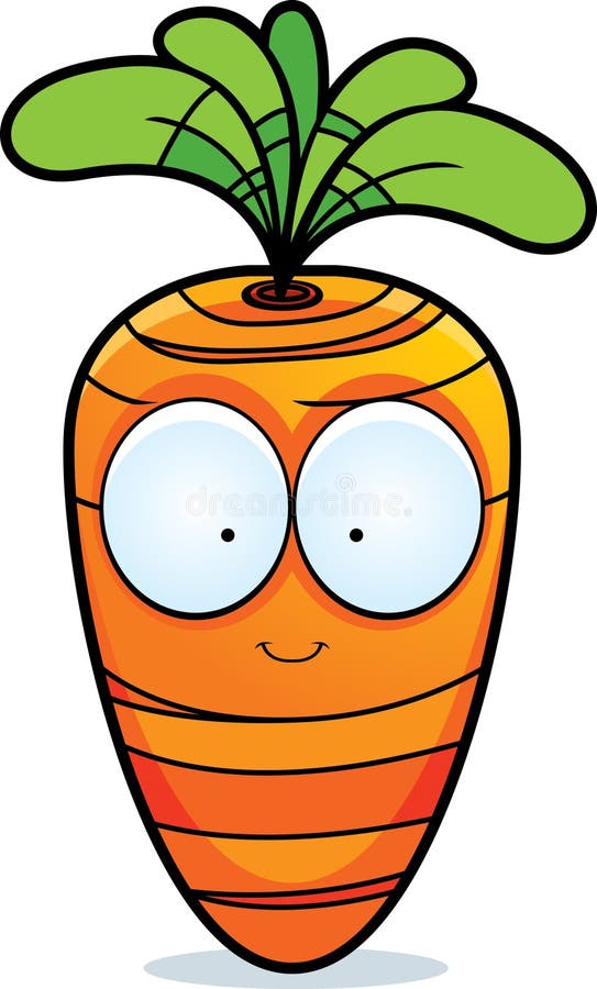Karikaturkarotte stock abbildung Karikaturkarotte stock abbildung