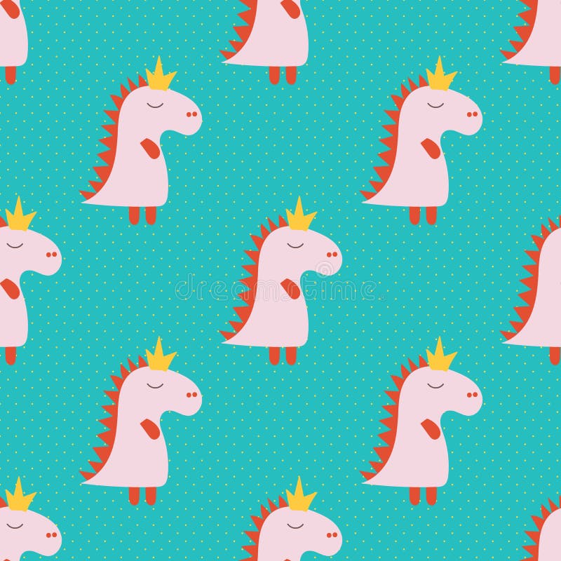 Karikaturmuster mit rosa Karikaturbaby-Dinosauriermuster auf gr?nem Hintergrund Netter Druck des Dinosaurierbabys Nette Karikatur stock abbildung Karikaturmuster mit rosa Karikaturbaby-Dinosauriermuster auf gr?nem Hintergrund Netter Druck des Dinosaurierbabys Nette Karikatur stock abbildung