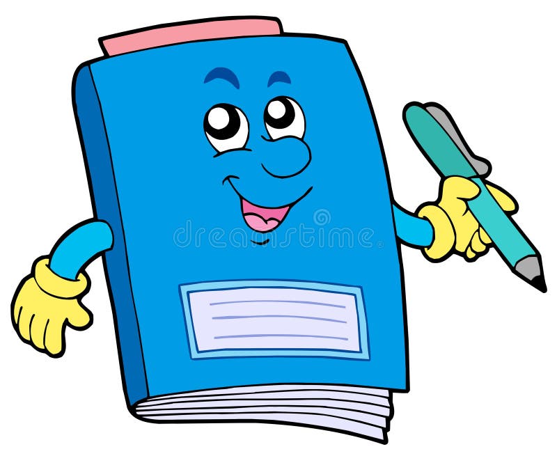 Karikaturübungsbuch lizenzfreie abbildung Karikaturübungsbuch lizenzfreie abbildung