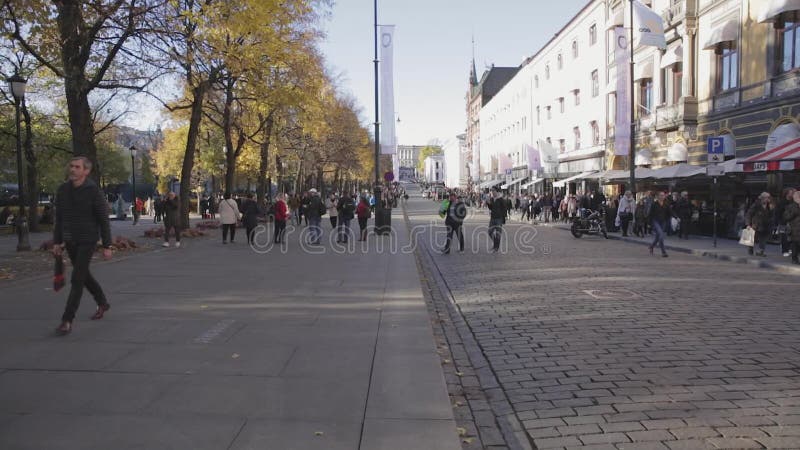 Karl Johans Street Oslo Norge