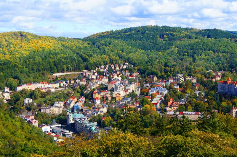 Karlovy Vary (Karlsbad) panorama