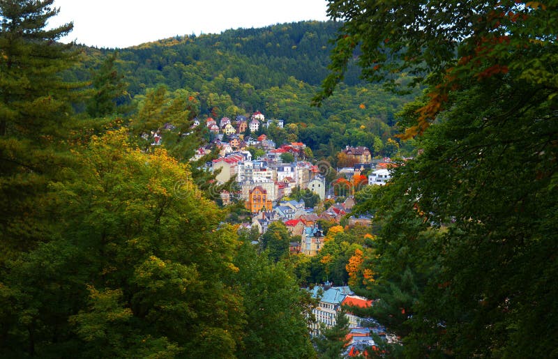 Karlovy Vary (Karlsbad) panorama