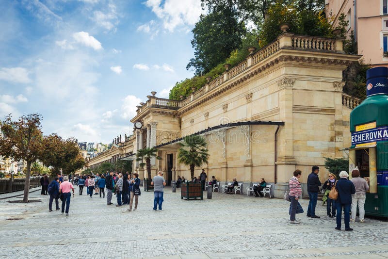 Karlovy Vary ou Carlsbad en Bohême occidentale, République Tchèque photographie stock libre de droits Karlovy Vary ou Carlsbad en Bohême occidentale, République Tchèque photographie stock libre de droits