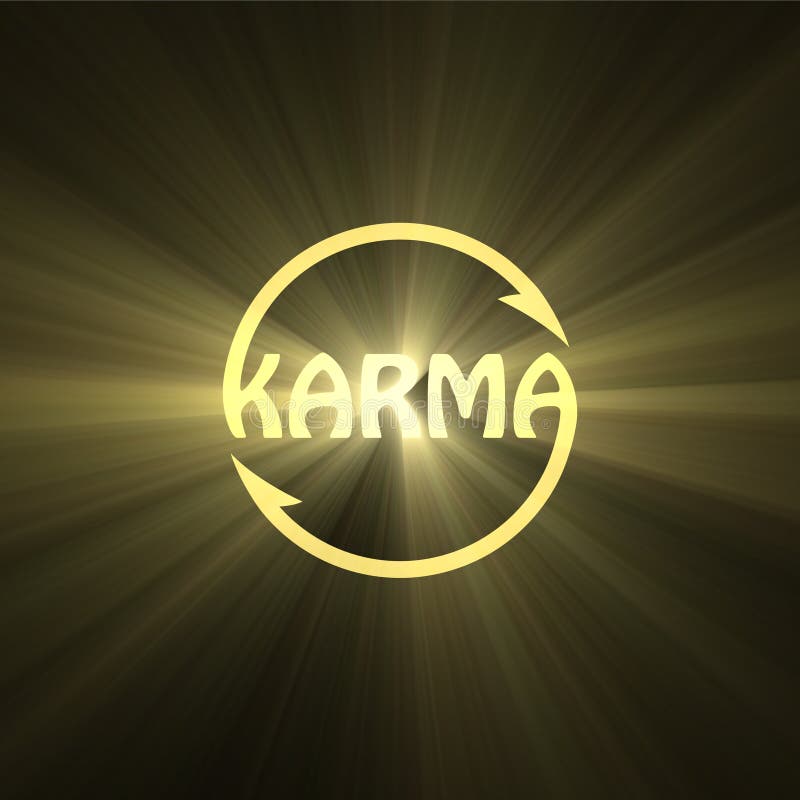 Good Karma Clean Karma Word Karma Stock Illustration 388542865