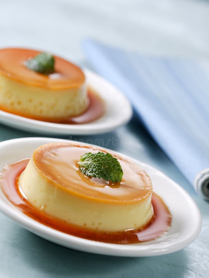 karmelu custard fotografia royalty free karmelu custard fotografia royalty free