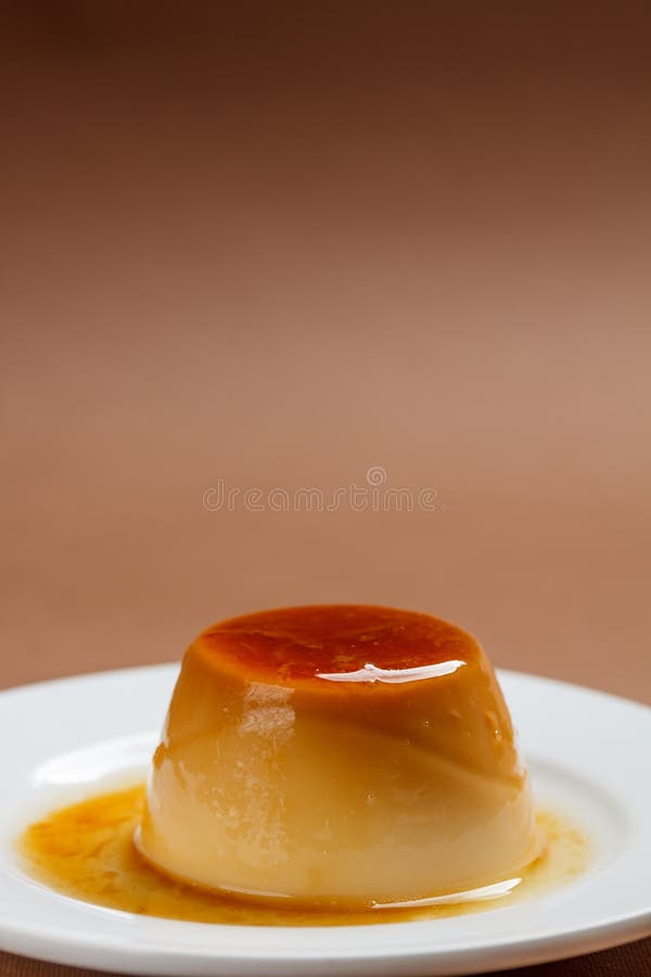 Karmelu custard obraz stock Karmelu custard obraz stock
