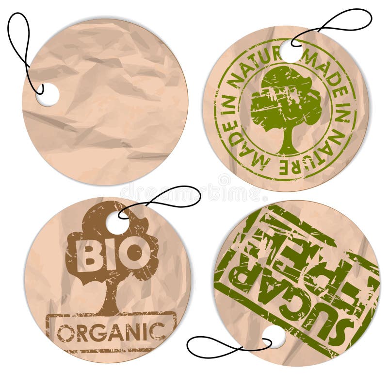karmowego grunge organicznie ustalone etykietki ilustracji karmowego grunge organicznie ustalone etykietki ilustracji