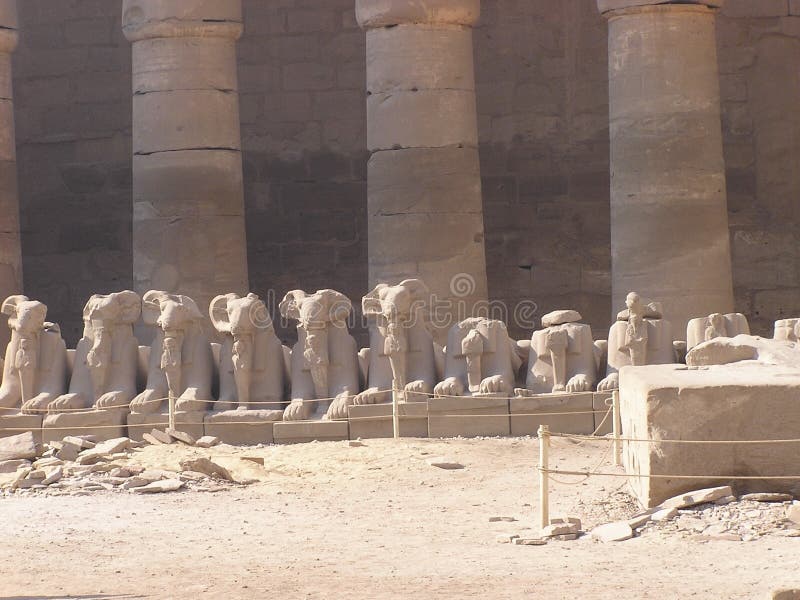 Karnak temple, Egypt, Africa - sphinxes