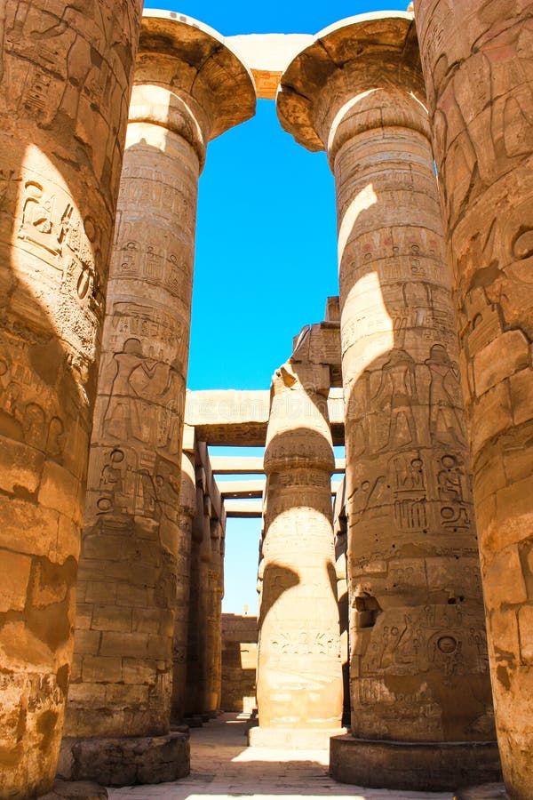 Karnaktempel, Luxor, Egypte stock fotografie Karnaktempel, Luxor, Egypte stock fotografie