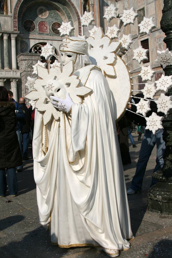 Mask from venice carnival - white. Mask from venice carnival - white