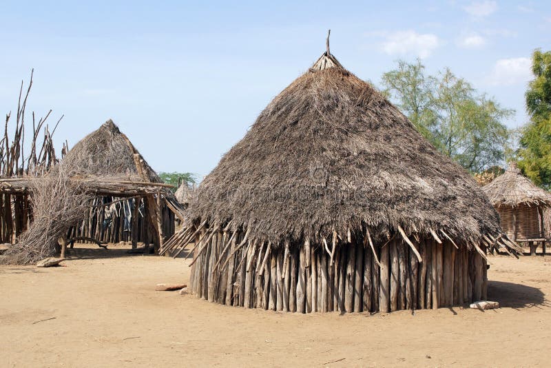 Karo, Etiopía, África imagenes de archivo Karo, Etiopía, África imagenes de archivo