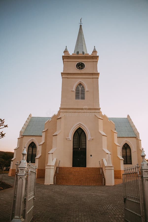 Church at dusk