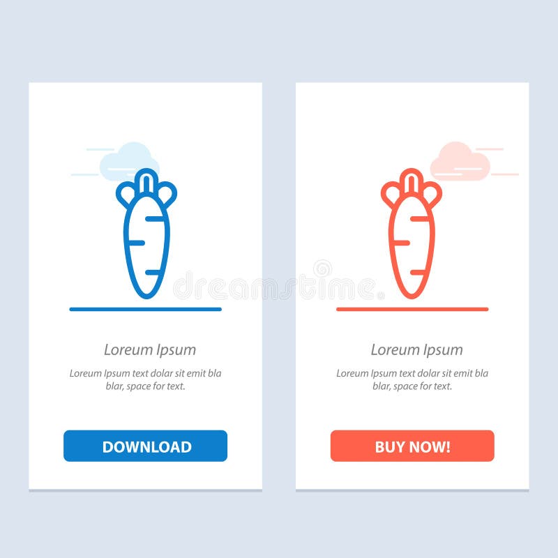Karotte, Nahrung, Ostern, Natur-Blau und rotes Download und Netz Widget-Karten-Schablone jetzt kaufen vektor abbildung Karotte, Nahrung, Ostern, Natur-Blau und rotes Download und Netz Widget-Karten-Schablone jetzt kaufen vektor abbildung