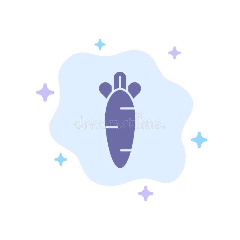 Karotte, Nahrung, Ostern, Natur-blaue Ikone auf abstraktem Wolken-Hintergrund vektor abbildung Karotte, Nahrung, Ostern, Natur-blaue Ikone auf abstraktem Wolken-Hintergrund vektor abbildung