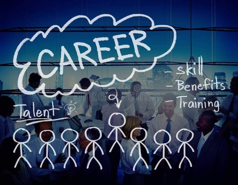 Karriere-Beschäftigung Job Recruitment Occupation Concept