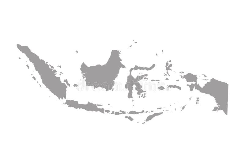 Karte der hohen Qualität von Indonesien mit Grenzen der Regionen auf weißem Hintergrund stock abbildung Karte der hohen Qualität von Indonesien mit Grenzen der Regionen auf weißem Hintergrund stock abbildung