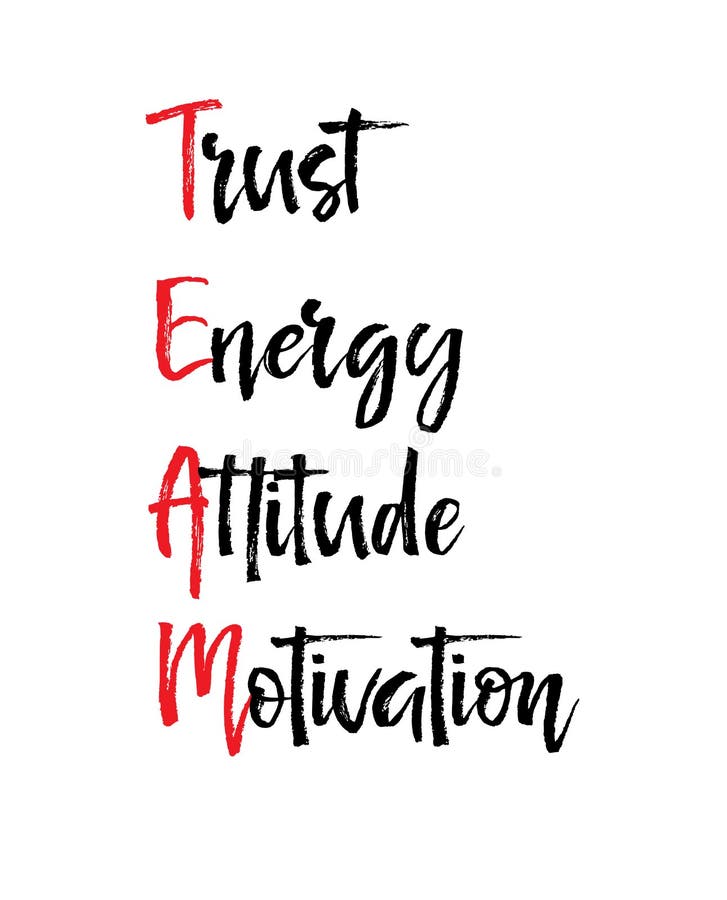 Karte mit TEAM-VERTRAUENS-ENERGIE-HALTUNGS-MOTIVATIONS-Mitteilung, Geschäftskonzept stock abbildung Karte mit TEAM-VERTRAUENS-ENERGIE-HALTUNGS-MOTIVATIONS-Mitteilung, Geschäftskonzept stock abbildung