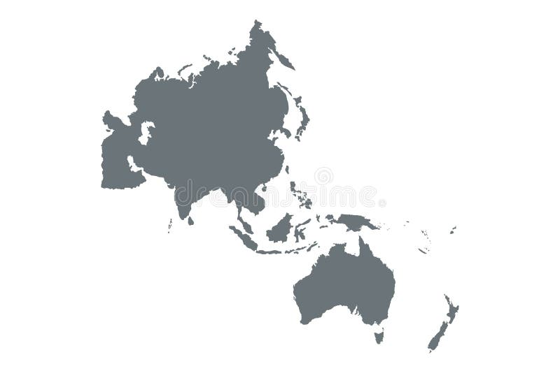 Karte von Asia Pacific