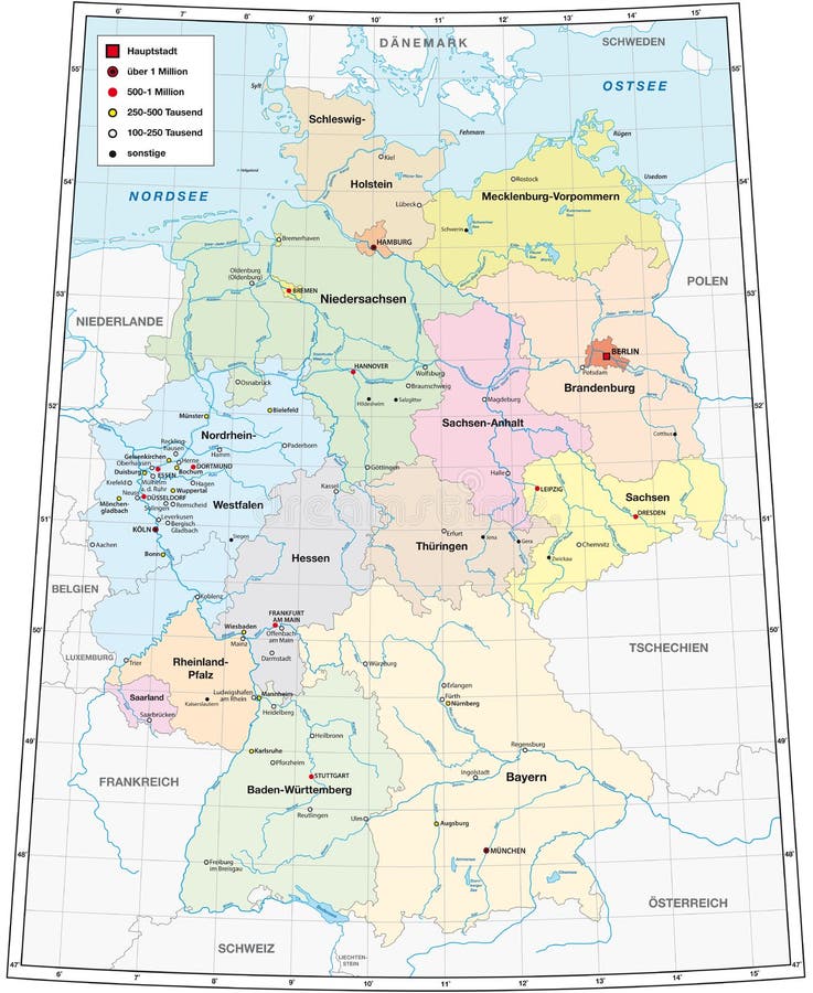 Niedersachsen Karte Mit StГ¤dten Niedersachsen Karte Mit StГ¤dten