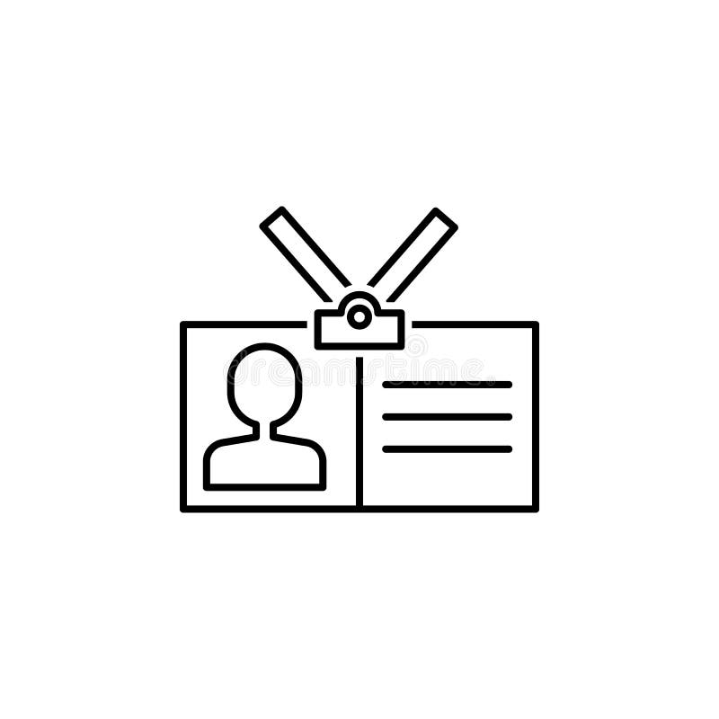 Kartensymbol Element des Interviewbilds stock abbildung