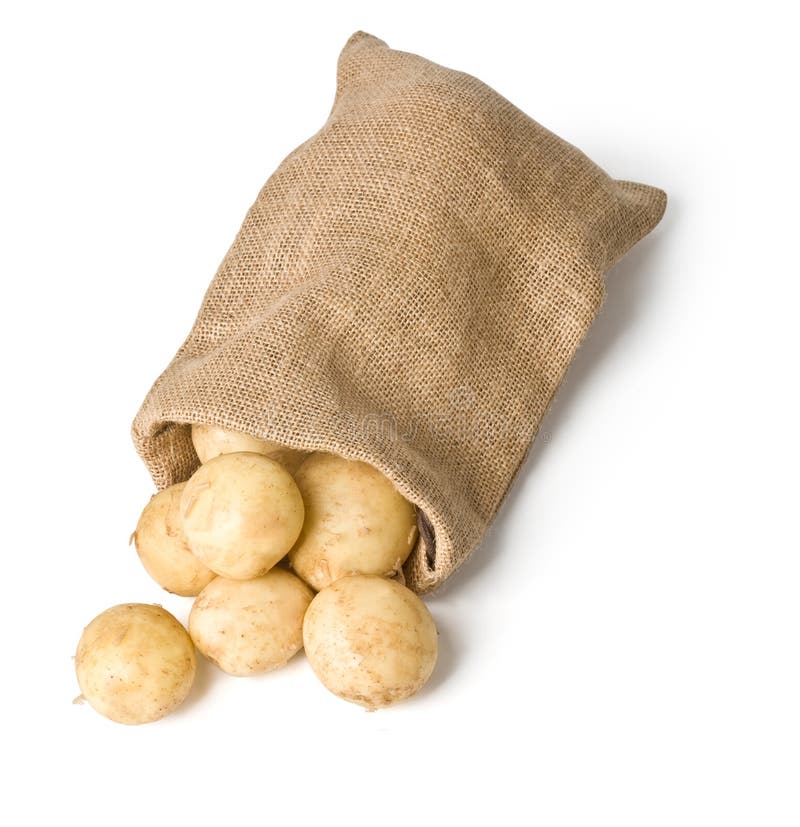 Kartoffeln Im Sack Stockfoto Bild Von Sack Kartoffeln