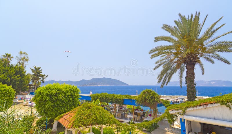 Kas stad nära Antalya royaltyfri fotografi Kas stad nära Antalya royaltyfri fotografi