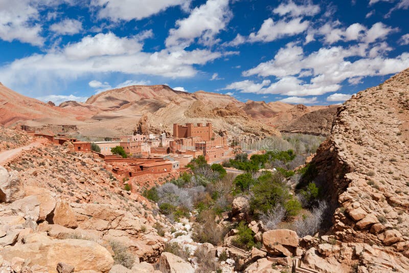 Kasbah in Dades Valley, Maroc.