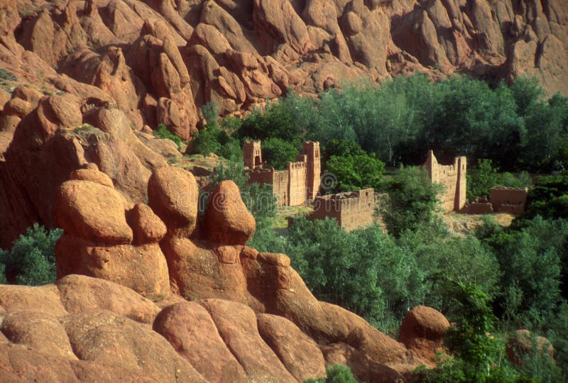 Kasbah in Morocco stock photos