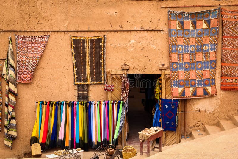 Kasbah Taourirt bazar Ouarzazate Maroko