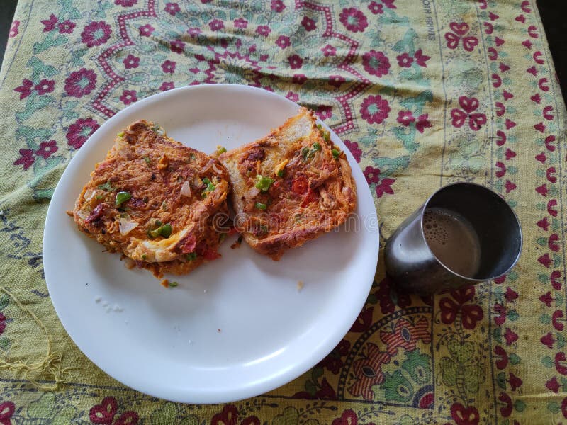 Kashmir, India April 12 2021 Egg Bread Kashmiri Style Stock Photo Image of spicy, tasty