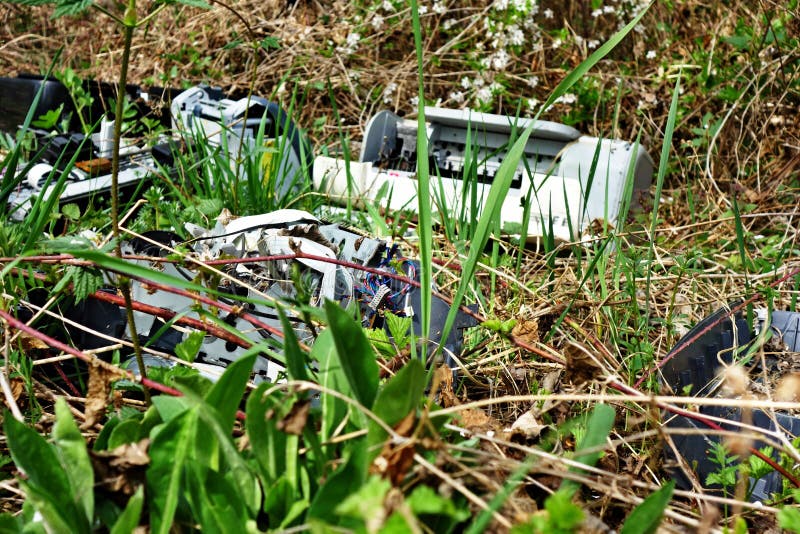 Kasserat elektroniskt arkivfoton Kasserat elektroniskt arkivfoton