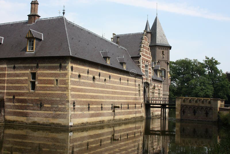 Kasteel Heeswijk aan Heeswijk Dinther stock foto Kasteel Heeswijk aan Heeswijk Dinther stock foto