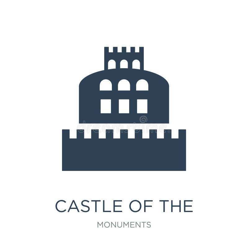 kasteel van de heilige engel in het pictogram van Rome in in ontwerpstijl kasteel van de heilige die engel in het pictogram van R royalty-vrije illustratie kasteel van de heilige engel in het pictogram van Rome in in ontwerpstijl kasteel van de heilige die engel in het pictogram van R royalty-vrije illustratie